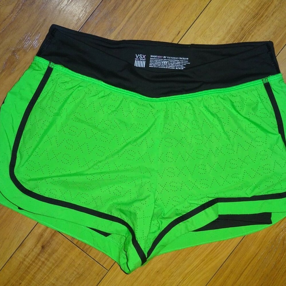 Victoria Secret green VSX sport shorts fitness